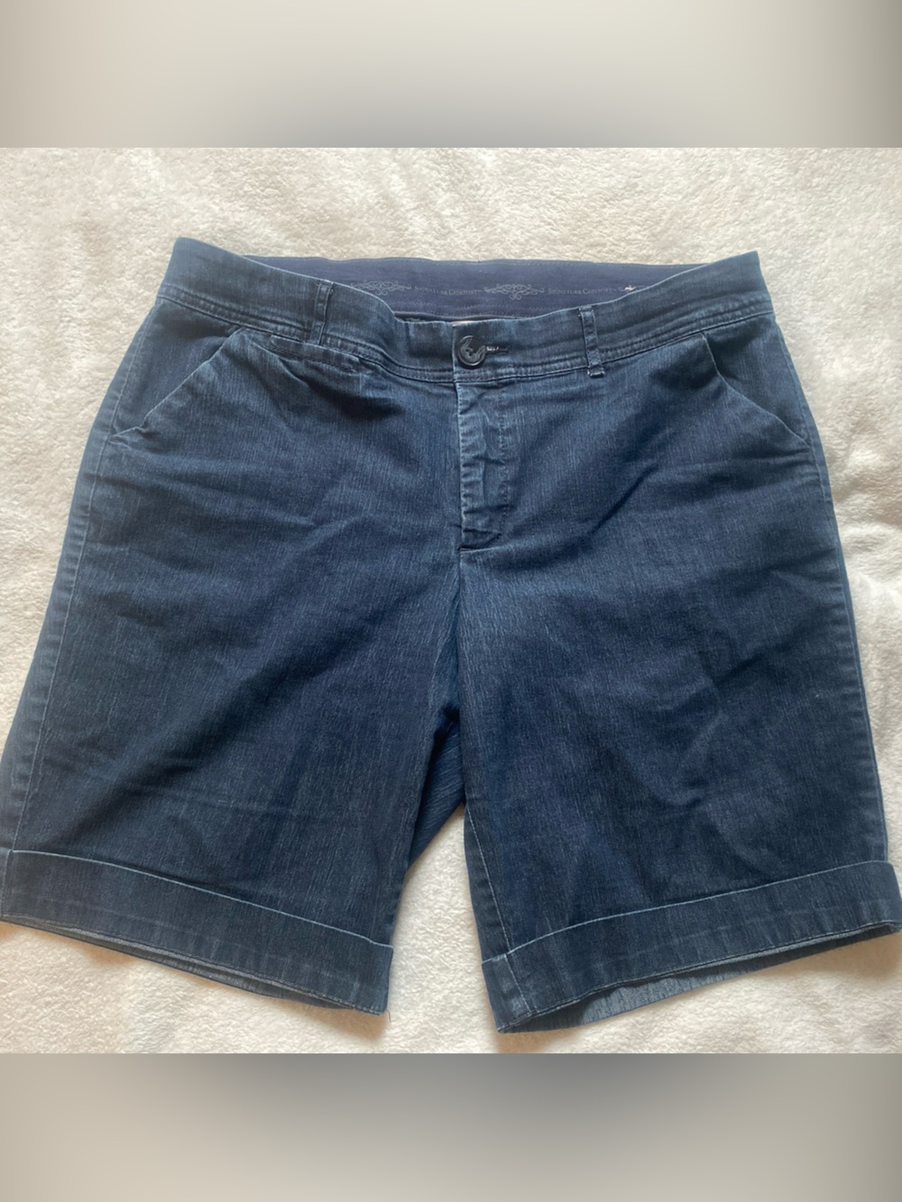 CJ Banks Navy Blue Flat Front Men’s Shorts